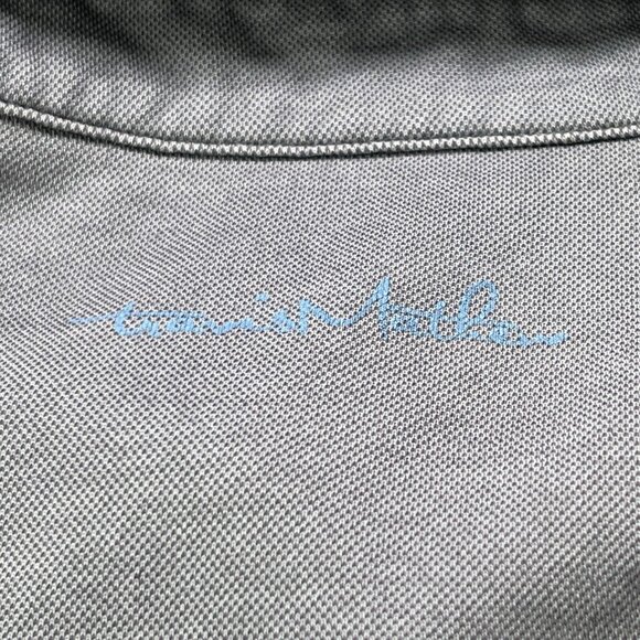Travis Mathews Golf Polo Mens Large Gray Pullover Pima Cotton Blend - Picture 7 of 9